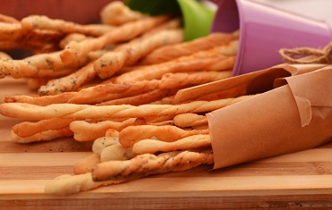 Salt sticks with spices